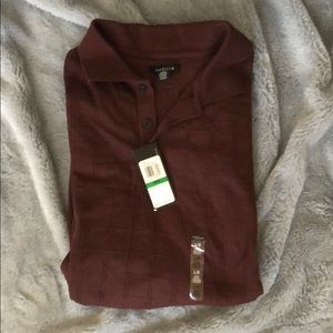 VanHuesen long Sleeve Polo Size L